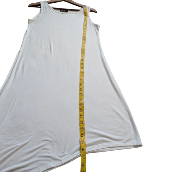 Miik Mariska Asymmetrical Tunic Dress White Micromodal Scandi-girl Women Medium - Picture 13 of 14